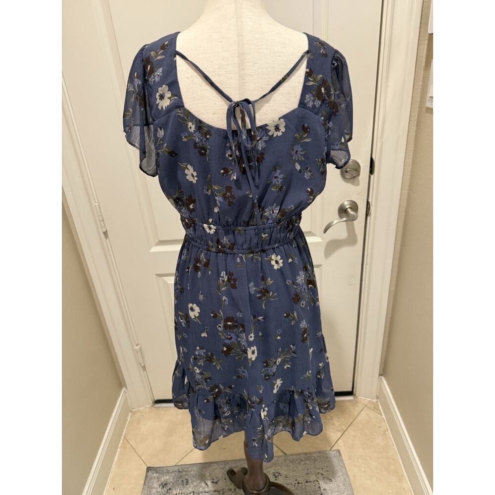 Altard State Blue floral girls ladies dress size Large - Picture 3 of 6